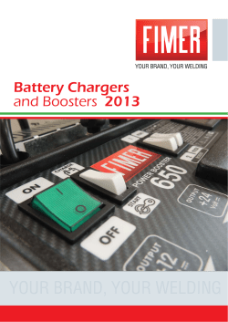 catalogo battery charger 2013