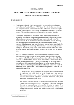 GS 1969x GENERAL SYNOD DRAFT DIOCESAN STIPENDS