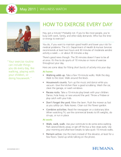 How to exercise every day