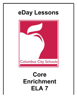 eDay Lessons Core Enrichment ELA 7