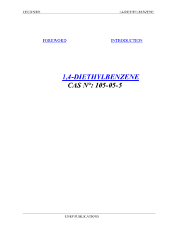 1,4-DIETHYLBENZENE CAS N&deg;: 105-05-5