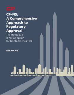 A Comprehensive Approach to Regulatory Approval