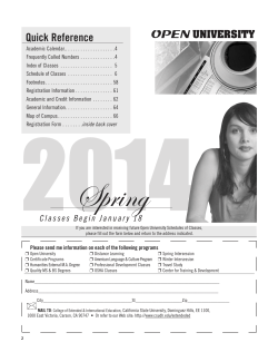 Quick Reference - California State University, Dominguez Hills