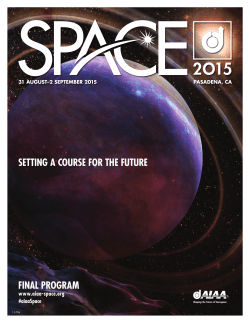 SETTING A COURSE FOR THE FUTURE FINAL PROGRAM