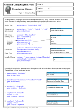 (MS) N5 Homework - Computational Thinking 3