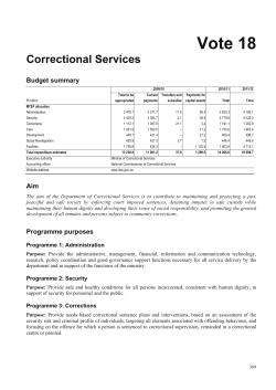 Correctional Services