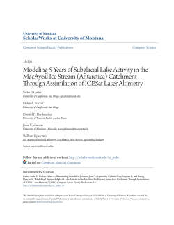 Modeling 5 Years of Subglacial Lake Activity in the MacAyeal Ice