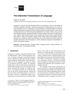 The Inferential Transmission of Language