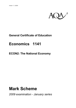 Econ2 The National Economy Jan 2009