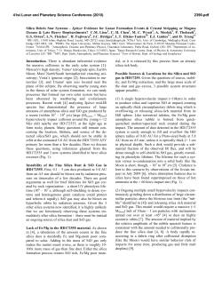 Silica Debris Star Systems &ndash; Spitzer Evidence for Lunar Formation