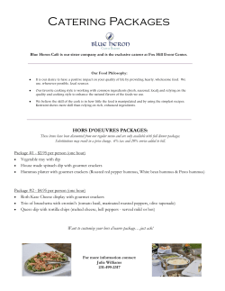 Catering Packages