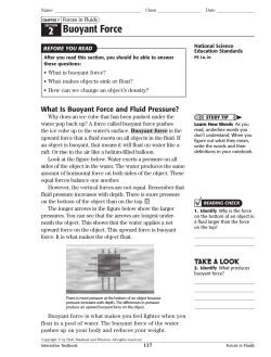 2 Buoyant Force - Kathleen Hobbs