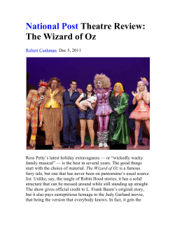 National Post Theatre Review