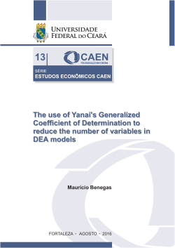 The use of Yanai`s Generalized Coefficient of Determination