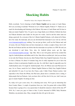 Shocking Habits - Let`s Master English