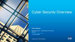 Cyber Security Overview