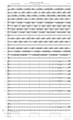Overture in Five Flat Score Sample