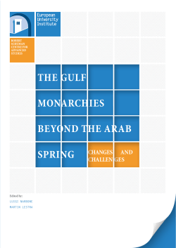 the gulf monarchies beyond the arab spring