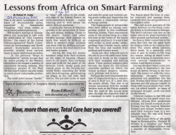 Lessons from Africaori