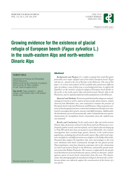 Growing evidence for the existence of glacial refugia of European