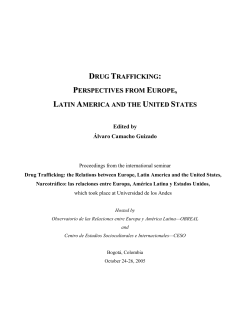 drug trafficking perspectives from europe latin america and the