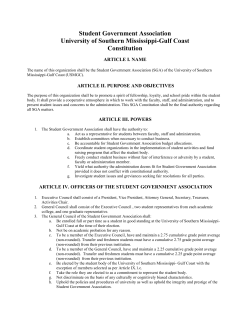 Student Government Association