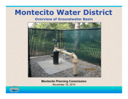 Groundwater Basin Presentation - Santa Barbara County Planning