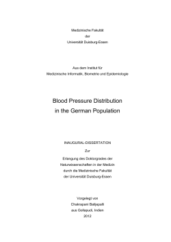 Blood pressure &ndash; Young and Old (What are the age related changes)
