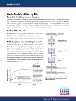 Multi-Analyte ELISArray Kits
