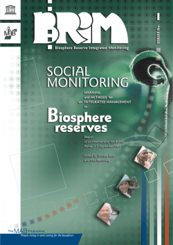 Social monitoring: meaning and methods for an