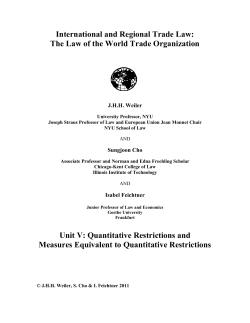 Quantitative Restrictions and Measures Equivalent to Quantitative