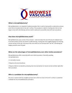 What is microphlebectomy? - Midwest Vascular and Varicose Vein