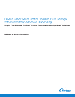 Private Label Water Bottler Realizes Pure Savings with