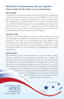 Methods for Communicating with your Legislator