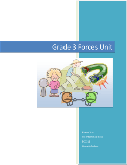 Grade 3 Forces Unit