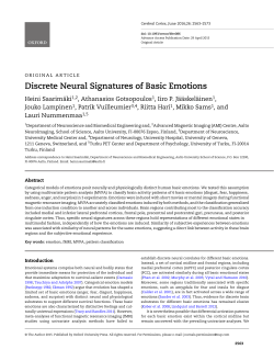 Discrete Neural Signatures of Basic Emotions
