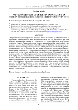 PROTECTIVE EFFECTS OF CURCUMIN AND
