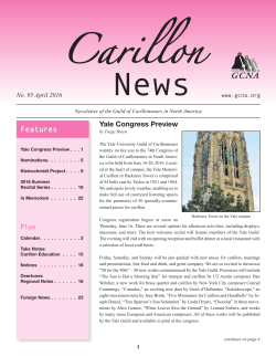 Features - The Guild of Carillonneurs in North America