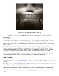 Furia Staccato Strin..