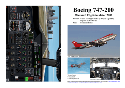 Boeing 747-200 - Bourne Aviation