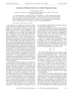 Adsorption of Polyelectrolyte onto a Colloid of Opposite Charge