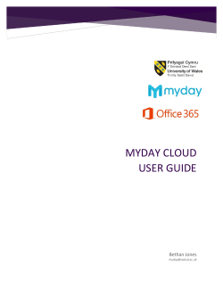 MyDay cloud User Guide