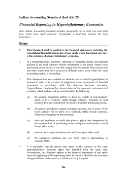 Financial Reporting in Hyperinflationary Economies