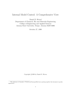 Internal Model Control: A Comprehensive View