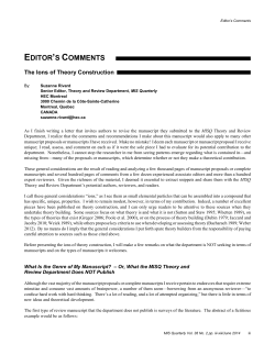 The Ions of Theory Construction