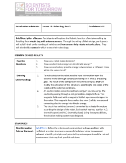 Lesson 10: Robot Bug-Part 3