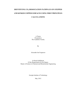 IDENTIFYING CO2 DISSOCIATION PATHWAYS ON STEPPED AND