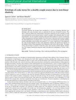 Geophysical Journal International