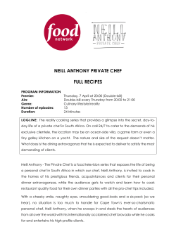 neill anthony private chef full recipes
