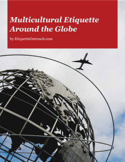 Multicultural Etiquette Around the Globe